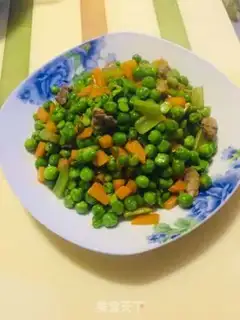 Make Fried peas step 6