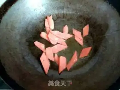 Make Scrap and ham cucumber step 4