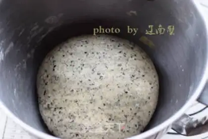 Make Black sesame bread step 7