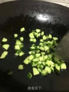Make Meatball fried rice step 2