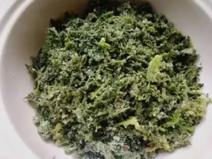 Make Steam rice artemisinin step 7