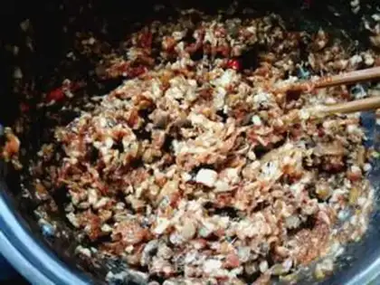 Make Pork dumplings step 13