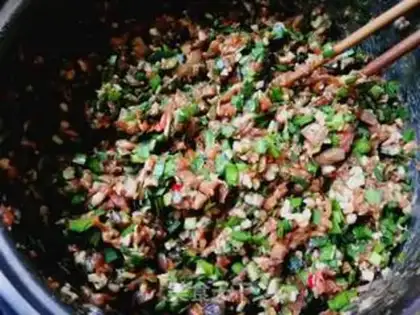 Make Pork dumplings step 15