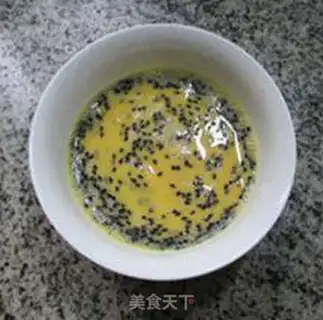 Make Creamed sesame eggs step 6