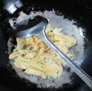 Make Creamed sesame eggs step 7