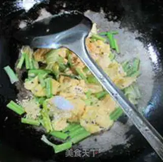Make Creamed sesame eggs step 9