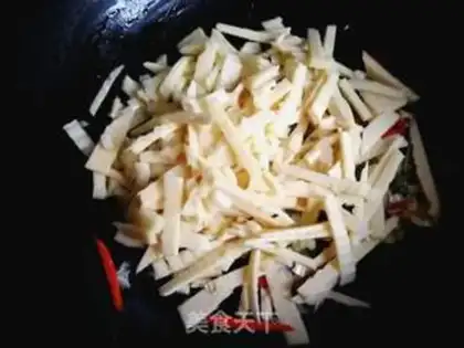 Make Red oil winter silk step 7