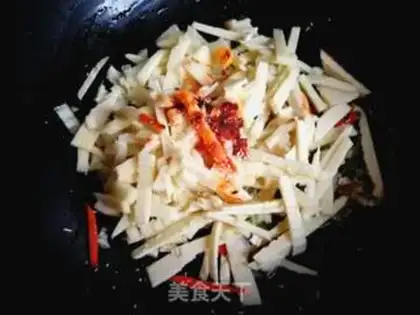 Make Red oil winter silk step 8