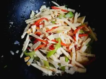 Make Red oil winter silk step 9