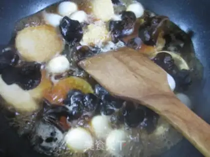 Make Black-mucked quail egg tortoise chicken step 7
