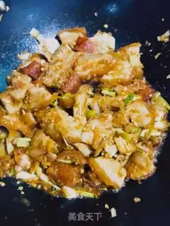 Make Garlic fried meat step 8