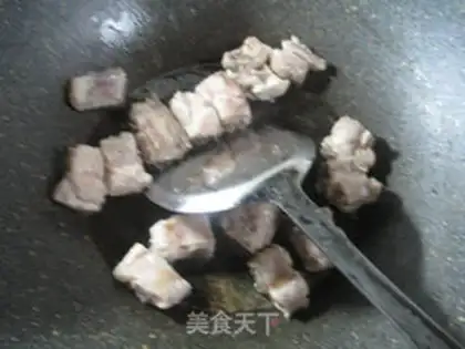 Make Little tofu burn ribs step 1