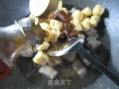 Make Little tofu burn ribs step 4