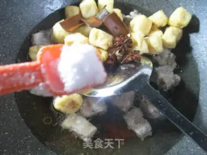 Make Little tofu burn ribs step 6