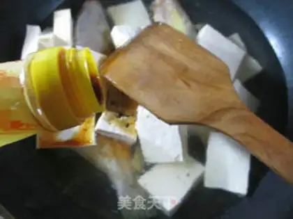 Make Old tofu burns rubber fish step 6