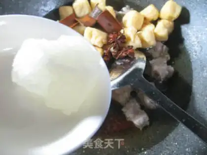 Make Little tofu burn ribs step 7
