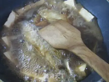 Make Old tofu burns rubber fish step 10