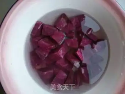 Make Potato rice congee step 1