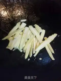 Make Corn fried meat step 2