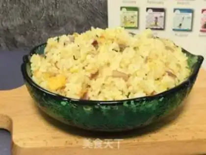 Make Onion egg fried rice step 8