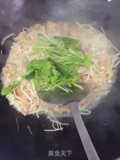 Make Goldcracker mushroom fried meat step 6