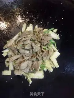 Make Corn fried meat step 4