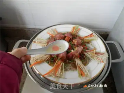 Make Flowers with expensive sausage mushrooms step 15