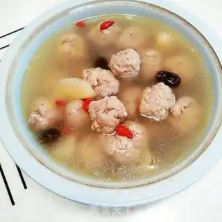 Make Meatball pear soup step 6