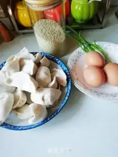 Make Egg dumplings step 0