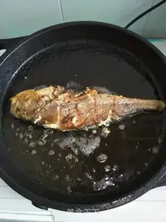 Make Home burning fish step 3