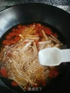 Make Tomatoes, mushroom and egg soup step 9
