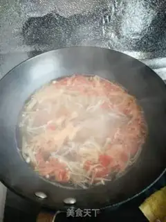 Make Tomatoes, mushroom and egg soup step 11