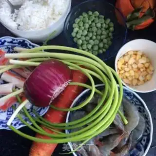 Make Shrimp fried rice step 0