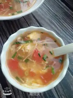 Make Tomatoes, mushroom and egg soup step 16