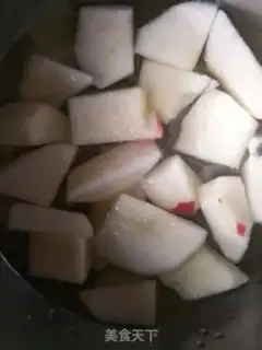 Make Apple sugar step 1