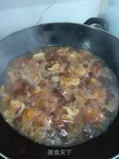 Make Red burning pig hoof step 7