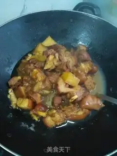 Make Red burning pig hoof step 8
