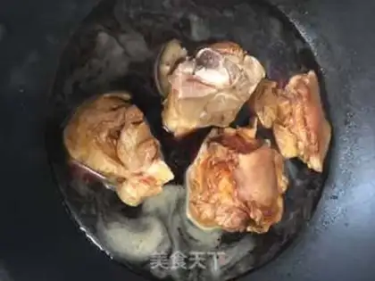 Make Red burning pig hoof step 9