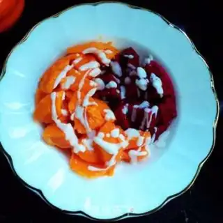 Make Pumpkin with yogurt step 3