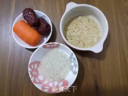 Make Carrot, oatmeal step 0