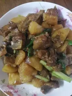 Make Chicken onions and potatoes step 9