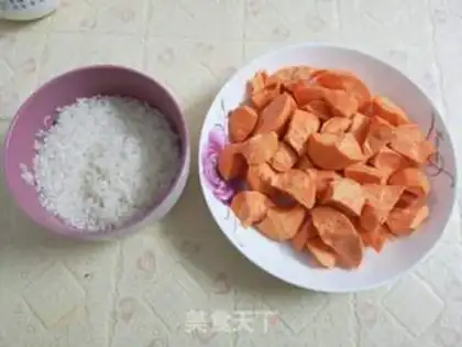 Make Potato congee step 1