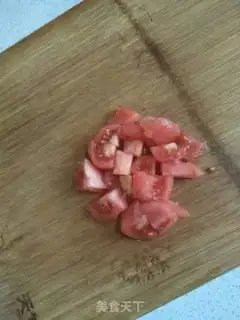 Make A chicken salad with chrysanthemum tomatoes step 6