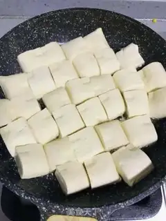 Make Bean petals, tofu step 4