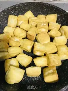 Make Bean petals, tofu step 7