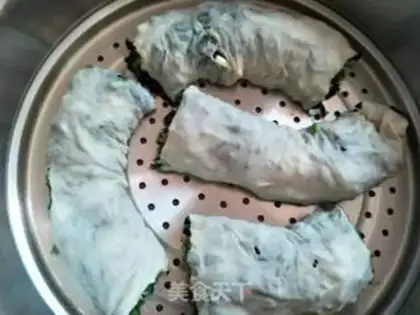 Make Spinach rolls step 8