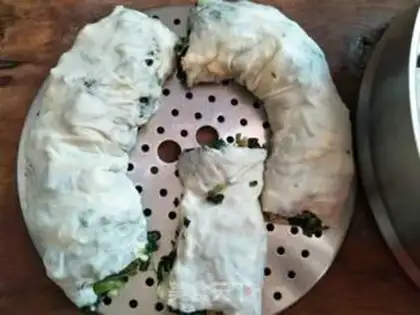 Make Spinach rolls step 9