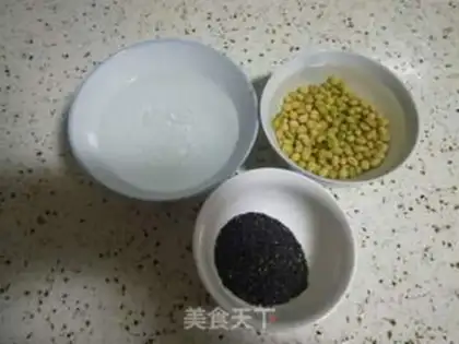 Make Black sesame soy sauce step 0