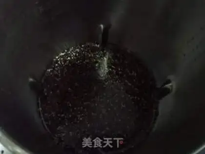 Make Black sesame soy sauce step 1