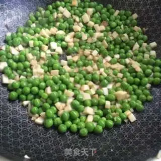 Make Fried peas step 6